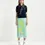 Thumbnail: Donkerblauwe, groene en blauwe polo met strikkraag Hight DS33
