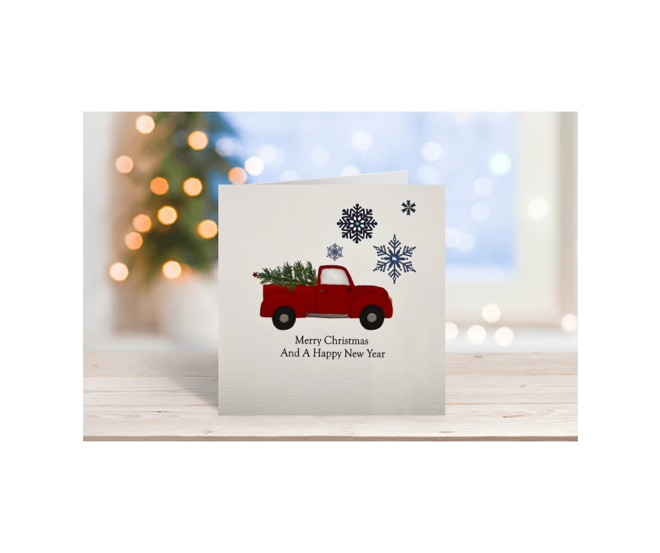 Christmas Truck Card