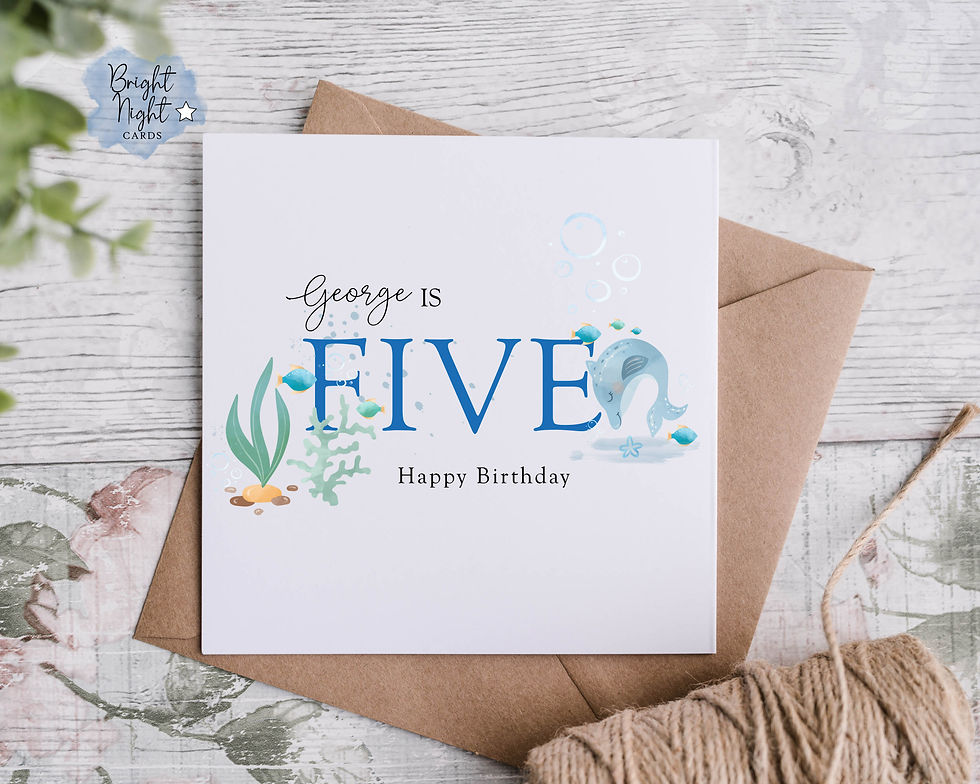 Children's Dolphin Birthday