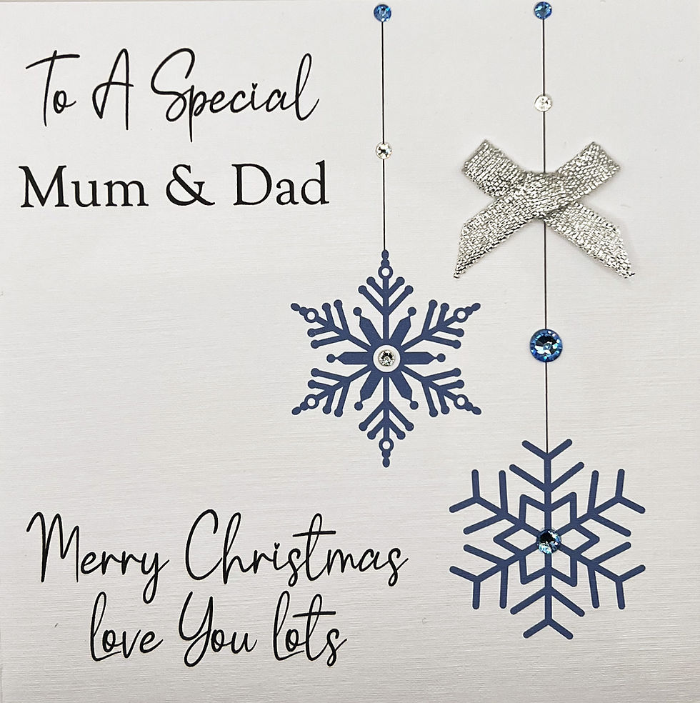 Thumbnail: Snowflake Christmas Card