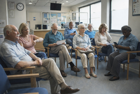 people in the waiting room