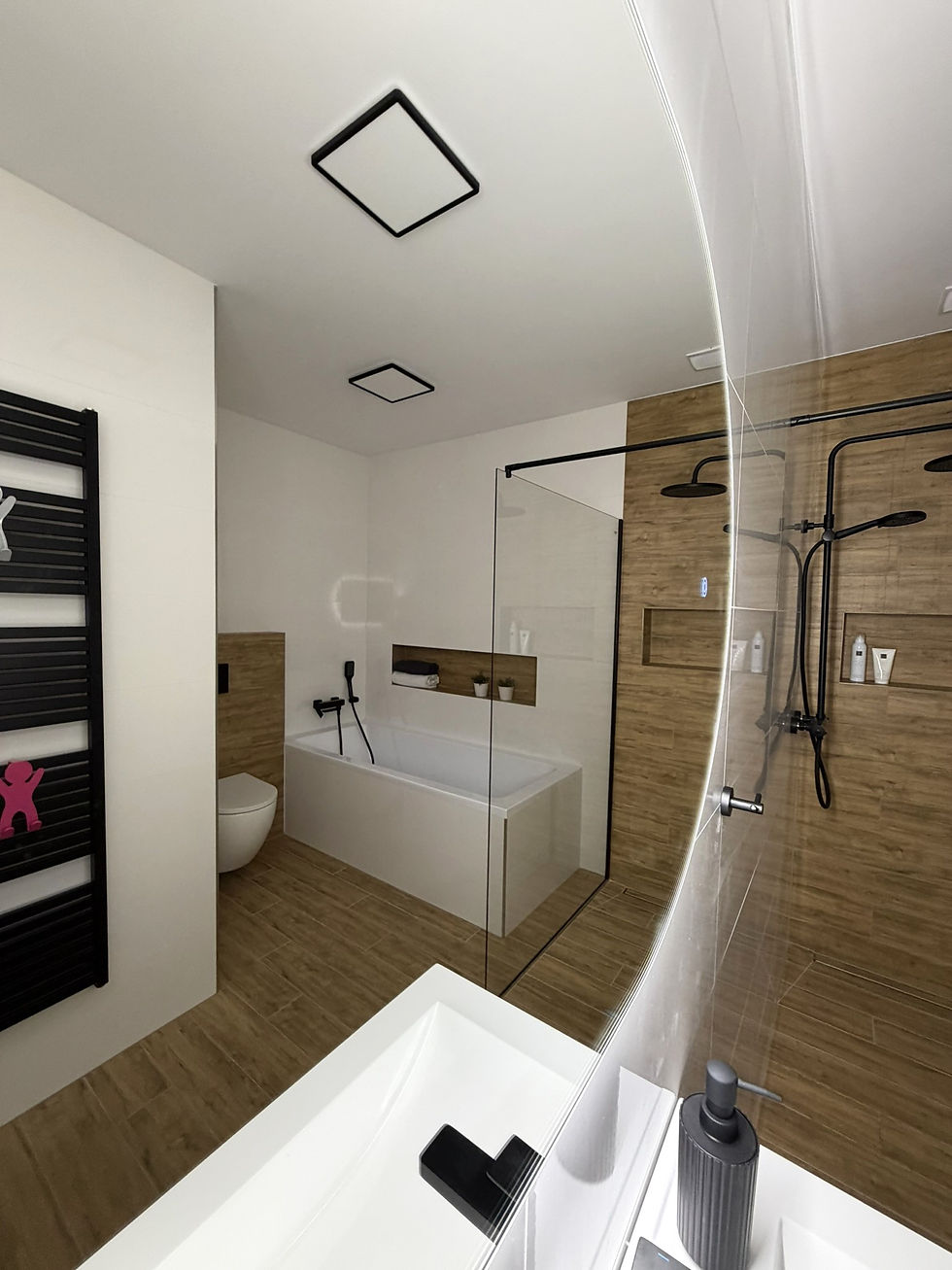 Dětská koupelna s důrazem na kvalitní materiály