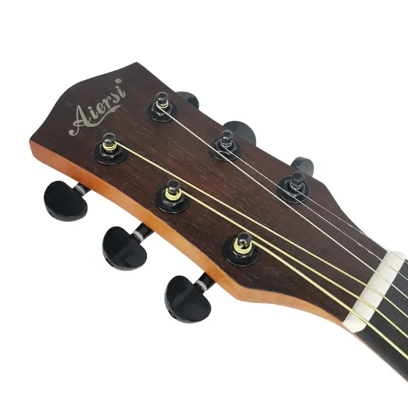 Thumbnail: Aiersi Brand 40 Inch Mahogany Acoustic Guitar