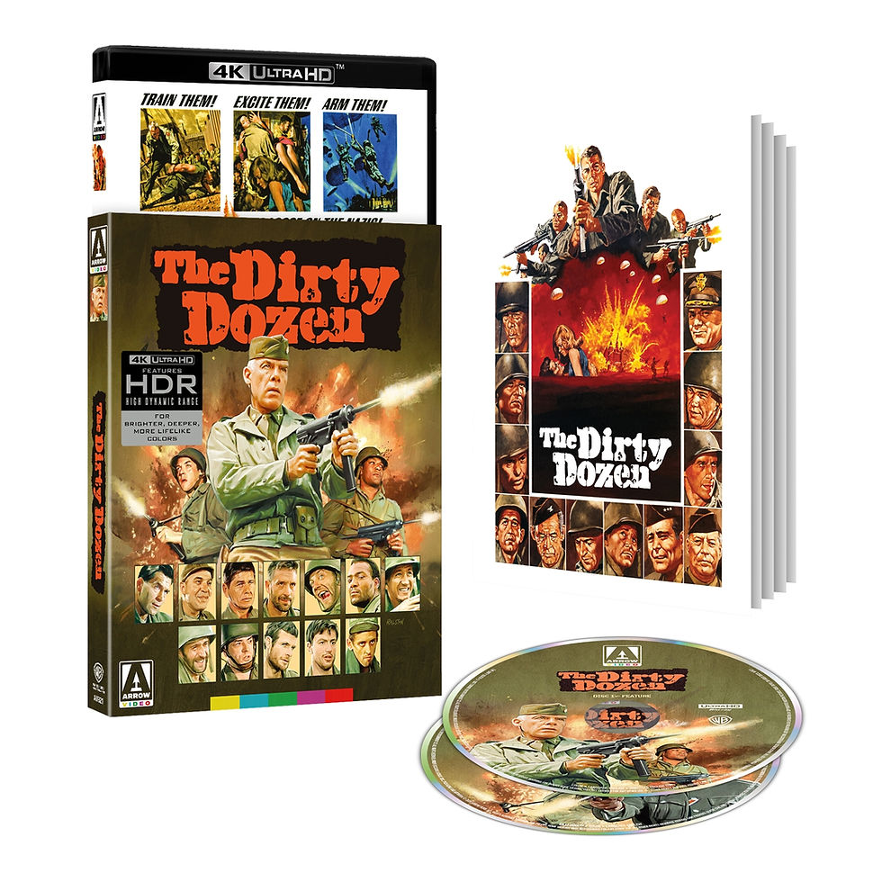 Packshot of The Dirty Dozen Limited Edition [4K Ultra HD + Blu-ray] | peakbooks.shop
