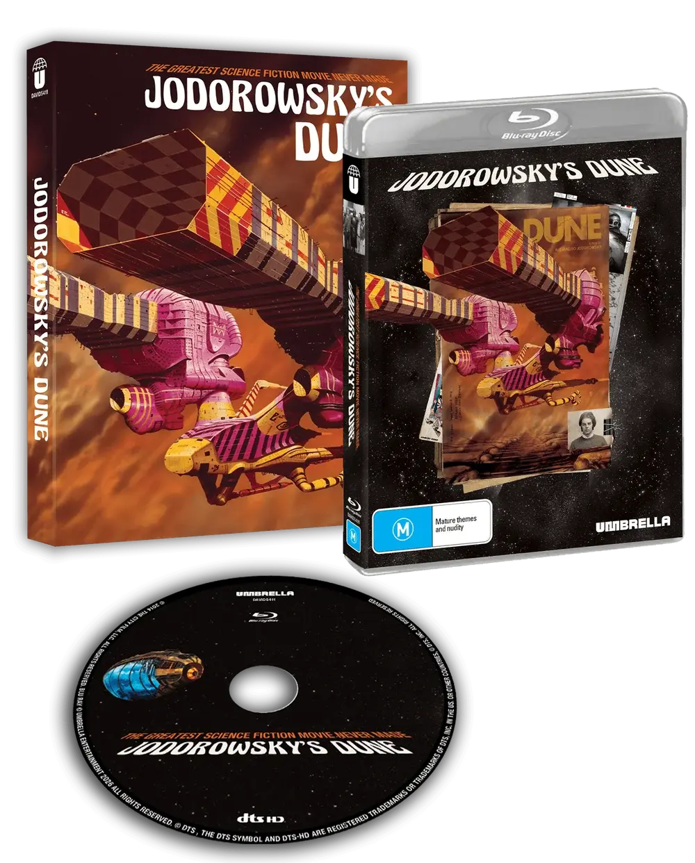 Packshot of Jodorowsky's Dune (2013) [Blu-ray] | peakbooks.shop