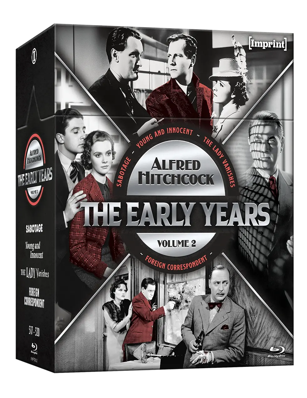 Front cover of Hitchcock: The Early Years - Volume Two (1936 - 1940) LE Hardbox [Blu-ray] | peakbooks.shop