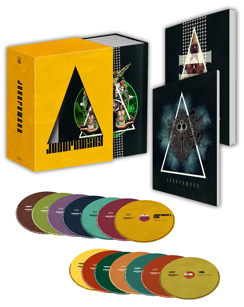 Box contents of Alejandro Jodorowsky Collectors Edition [4K Ultra HD + Blu-ray] | peakbooks.shop