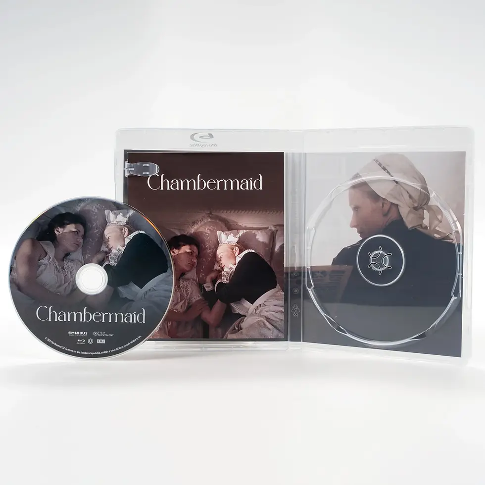 Thumbnail: Open case showing disc art of Chambermaid [Blu-ray] | peakbooks.shop