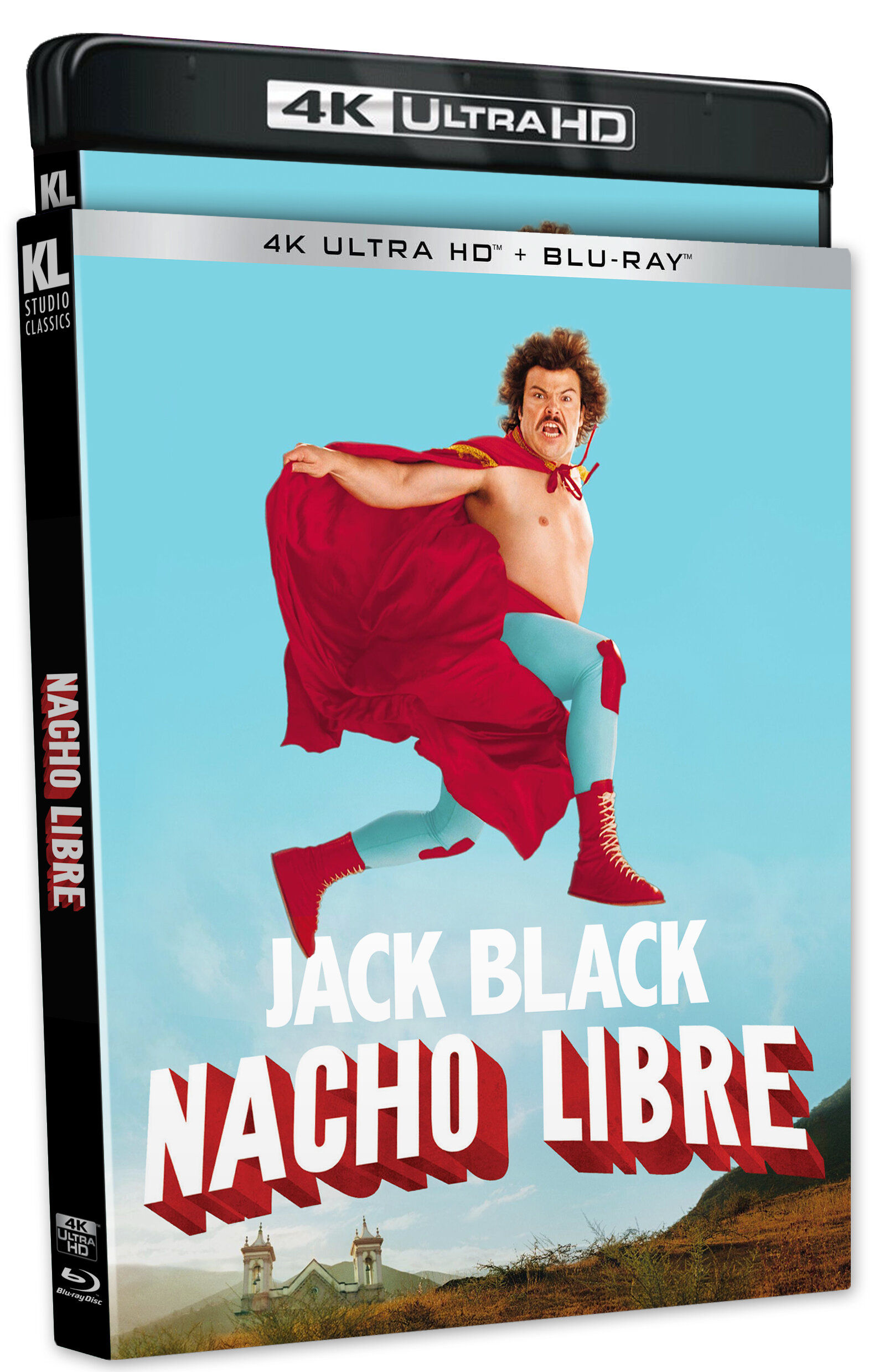 Front slipcover of Nacho Libre [4K Ultra HD + Blu-ray] | peakbooks.shop