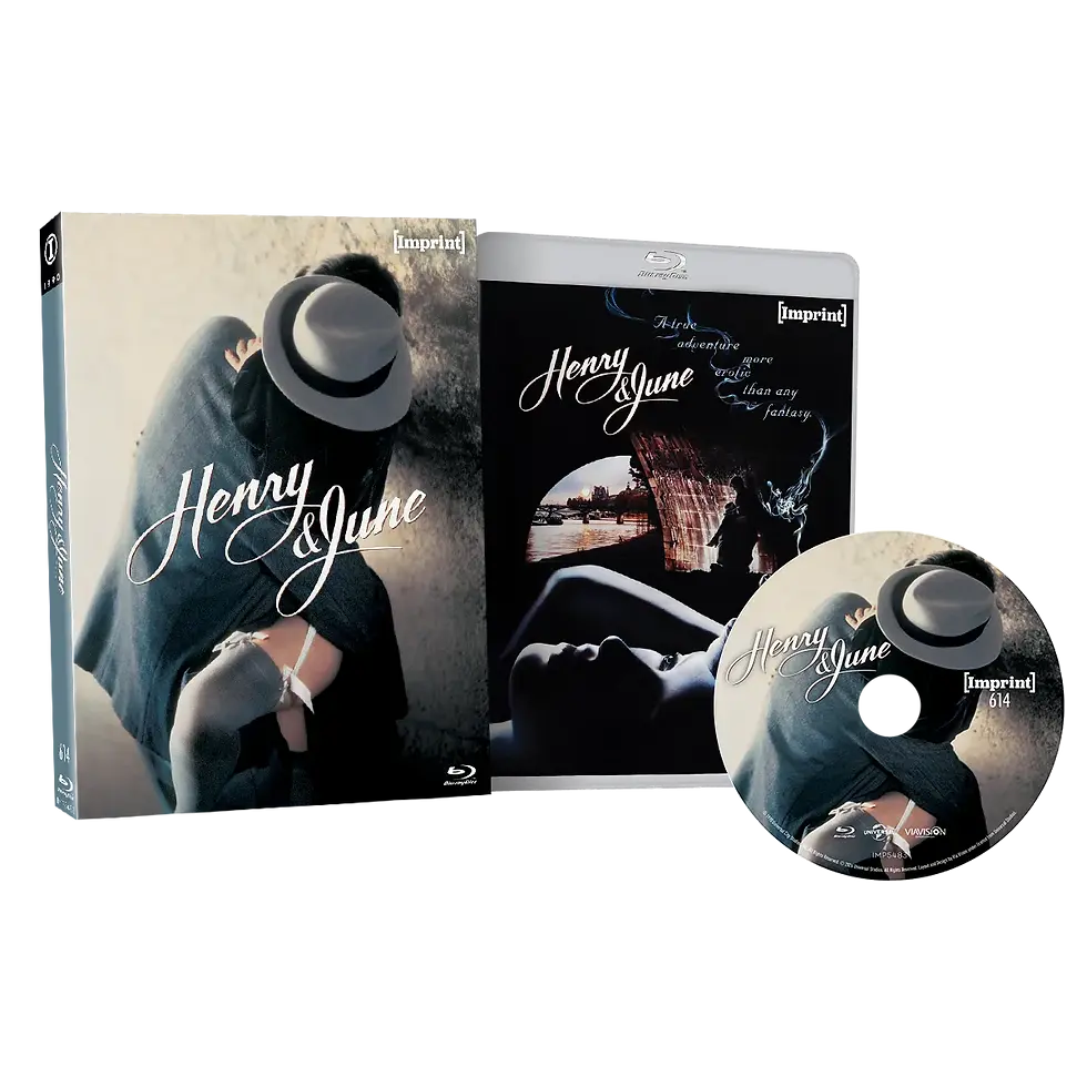 Packshot of Henry and June (1990) Limited Edition [Blu-ray] | peakbooks.shop