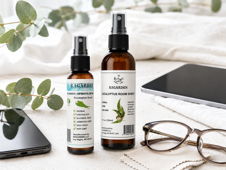 Eucalyptus Room Spritz & Eyeglass Cleaner Set: Solutions for Everyday Freshness and Clarity
