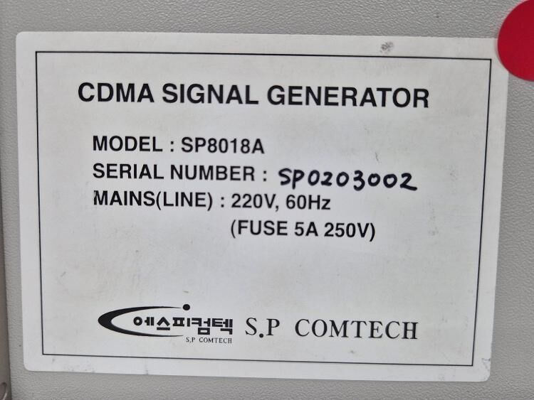 Thumbnail: SP Comtech SP8018A CDMA Signal Generator