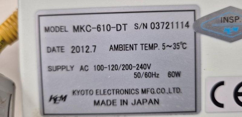 Thumbnail: KEM MKC-610-DT Karl Fischer Moisture Meter