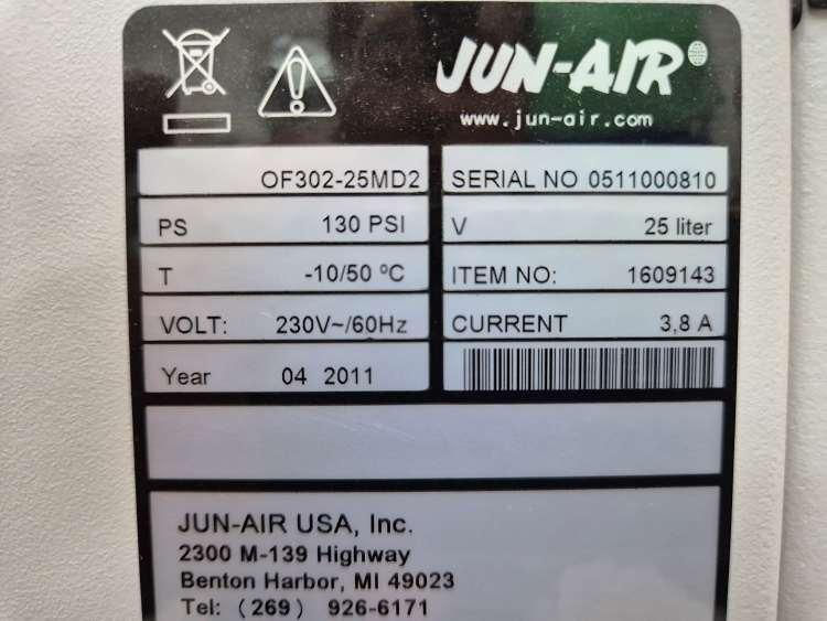 Thumbnail: JUN AIR OF302-25MD2 Quiet Compressor