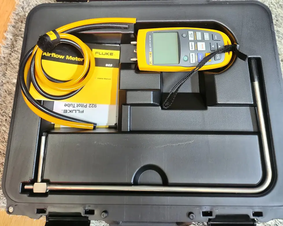 Thumbnail: FLUKE 922 airflow meter micromanometer