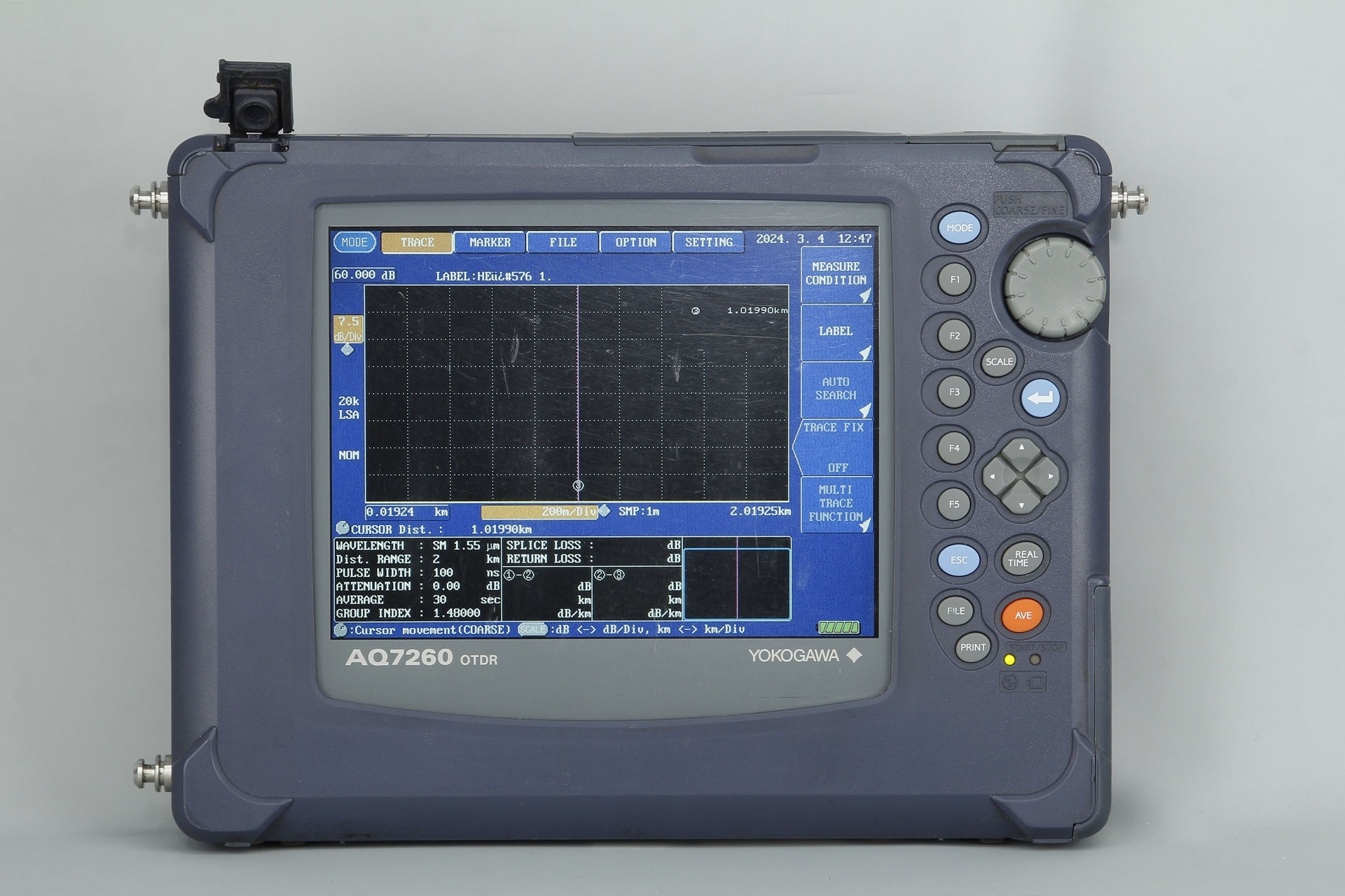 Yokogawa AQ7260 Optical Time Domain Reflectometer