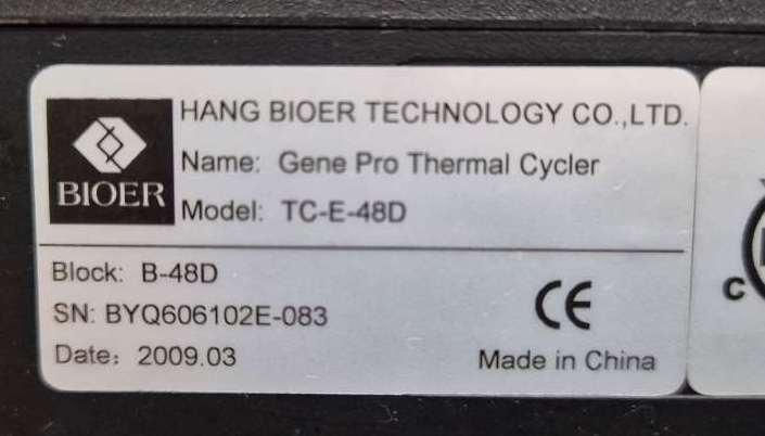 Thumbnail: BIOER TC-E-48D Gene Pro Thermal Cycler PCR