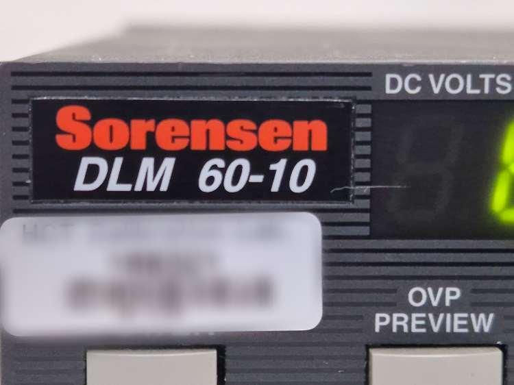 Thumbnail: Sorensen DLM 60-10 DC Power Supply