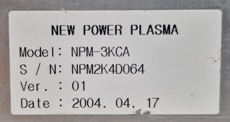 Thumbnail: NEW Power PLASMA NPM-3KCA