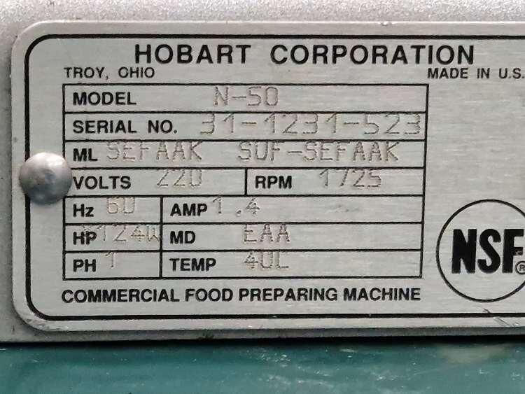 Thumbnail: HOBART N-50 Mixer