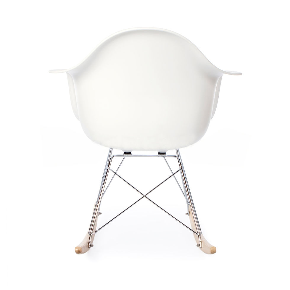 Miniatura: Butaca Rocking Eames replica blanco