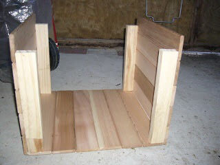 Step one: making the bottom and sides