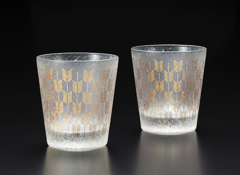 Thumbnail: 石塚硝子 The Premium 系列和小紋酒杯/水杯對杯 Glass