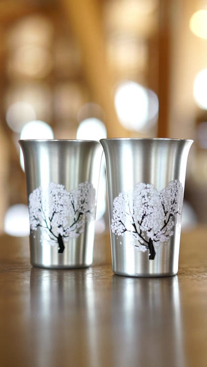 Thumbnail: Three Snow Madoromu Sake Ware (Copper Cup)