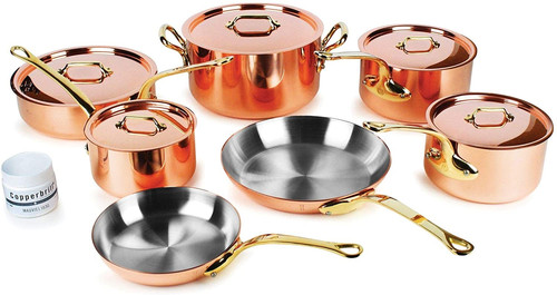 Mauviel ポエロン 銅製 片手鍋 直径12cm 800ml Mauviel ポエロン 銅製 片手鍋 直径12cm 800ml モービル 銅