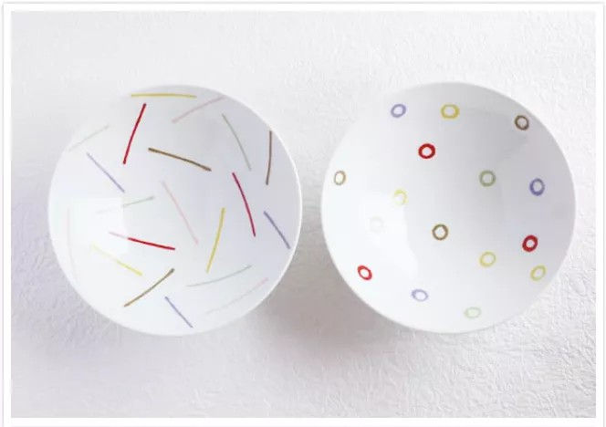 Thumbnail: 白山陶器 平茶碗對碗組合 Bowl Set
