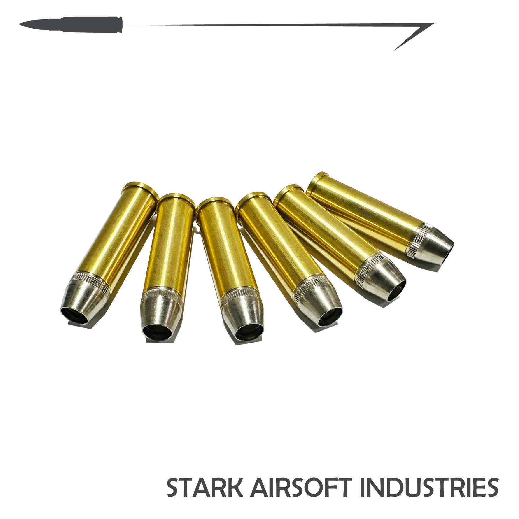 Full metal 6mm upgrade cartridges(shells) for ASG Dan Wesson 715 revolver series