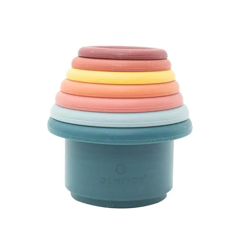 juguete silicona cubos apilables olmitos