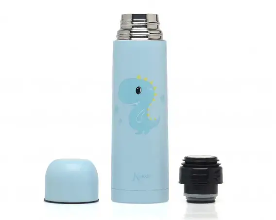 termo acero liquidos azul kiokids
