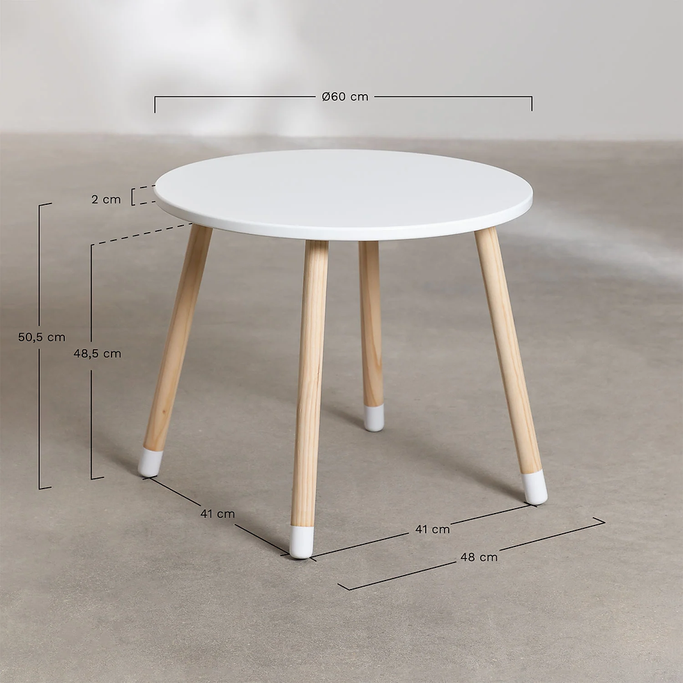 Miniatura: mesa infantil nordik bambinos