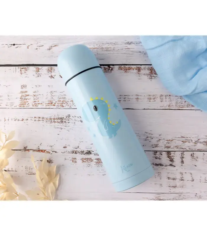 termo acero liquidos azul kiokids