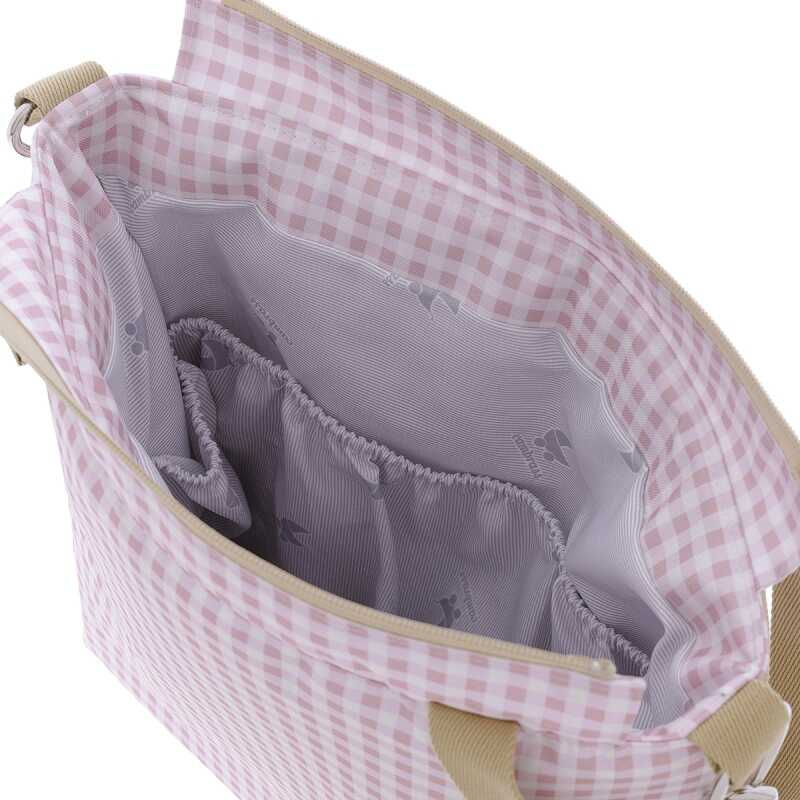 Miniatura: interior del bolso panera vichy rosa cambrass