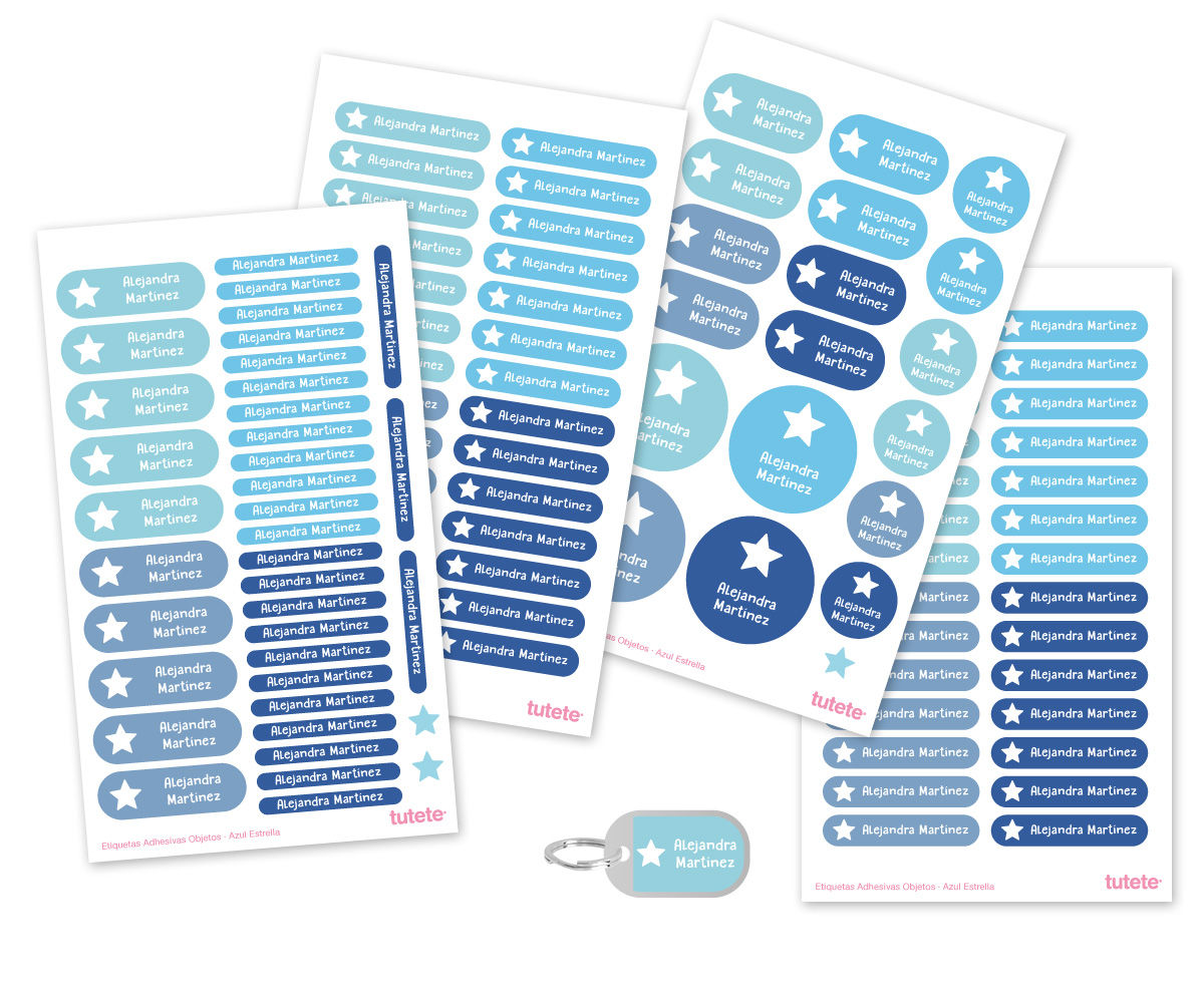 PACK GUARDERIA AZUL ESTRELLA