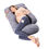 Miniatura: ALMOHADA DE LACTANCIA GIGANTE MOMCOZY
