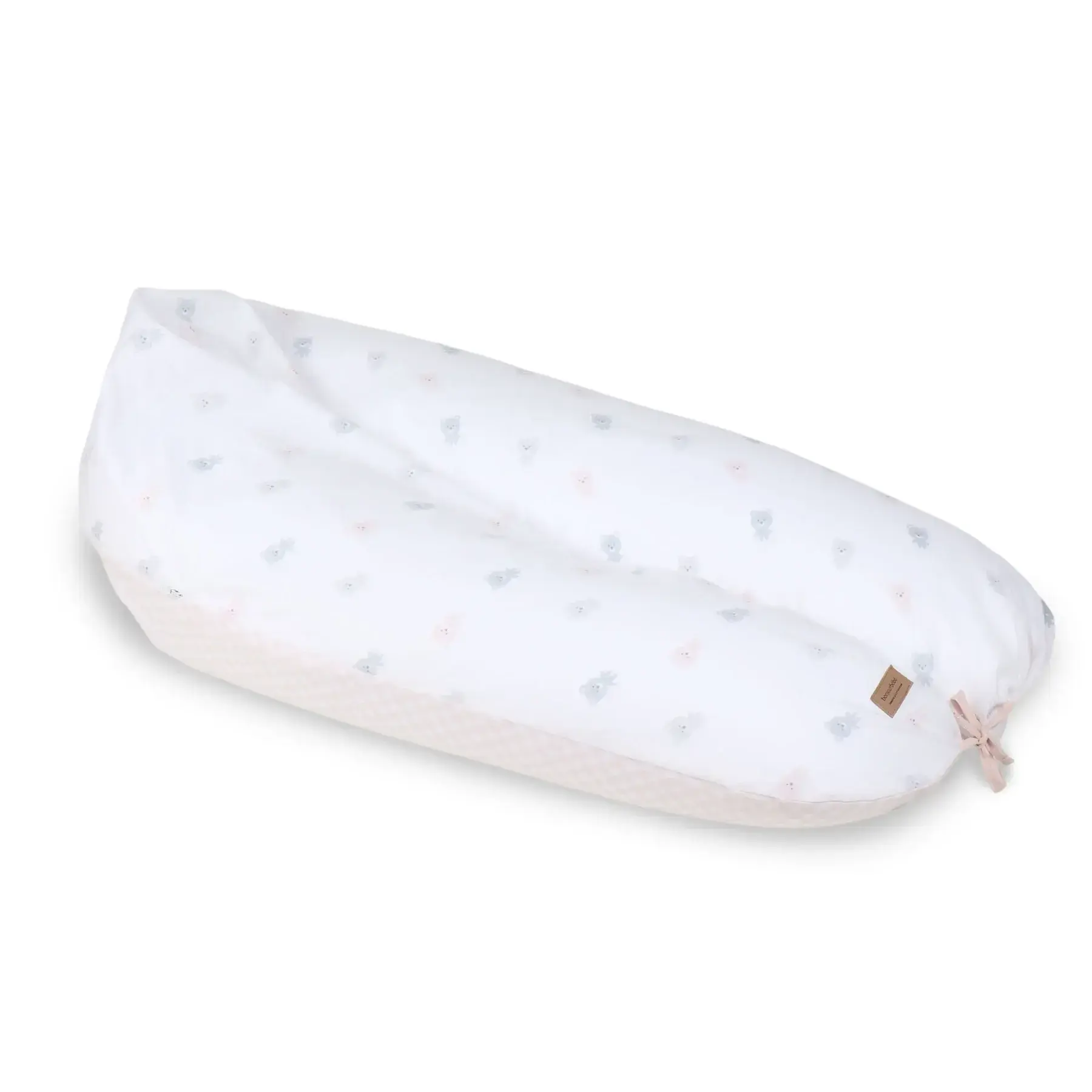 almohada de lactancia bonjourbebe montana gris