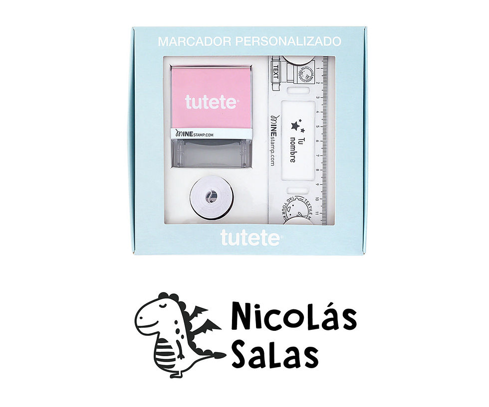 Miniatura: SET SELLO PERSONALIZADO + CINTA DE MARCACION