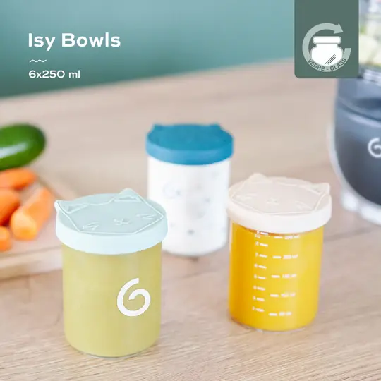 RECIPIENTES CRISTAL PARA ALIMENTOS  ISY'BOWLS BABYMOOV