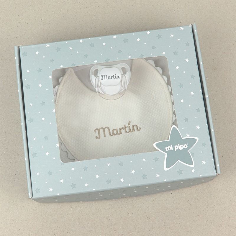 Miniatura: CAJITA PERSONALIZABLE BABERO MI PIPO