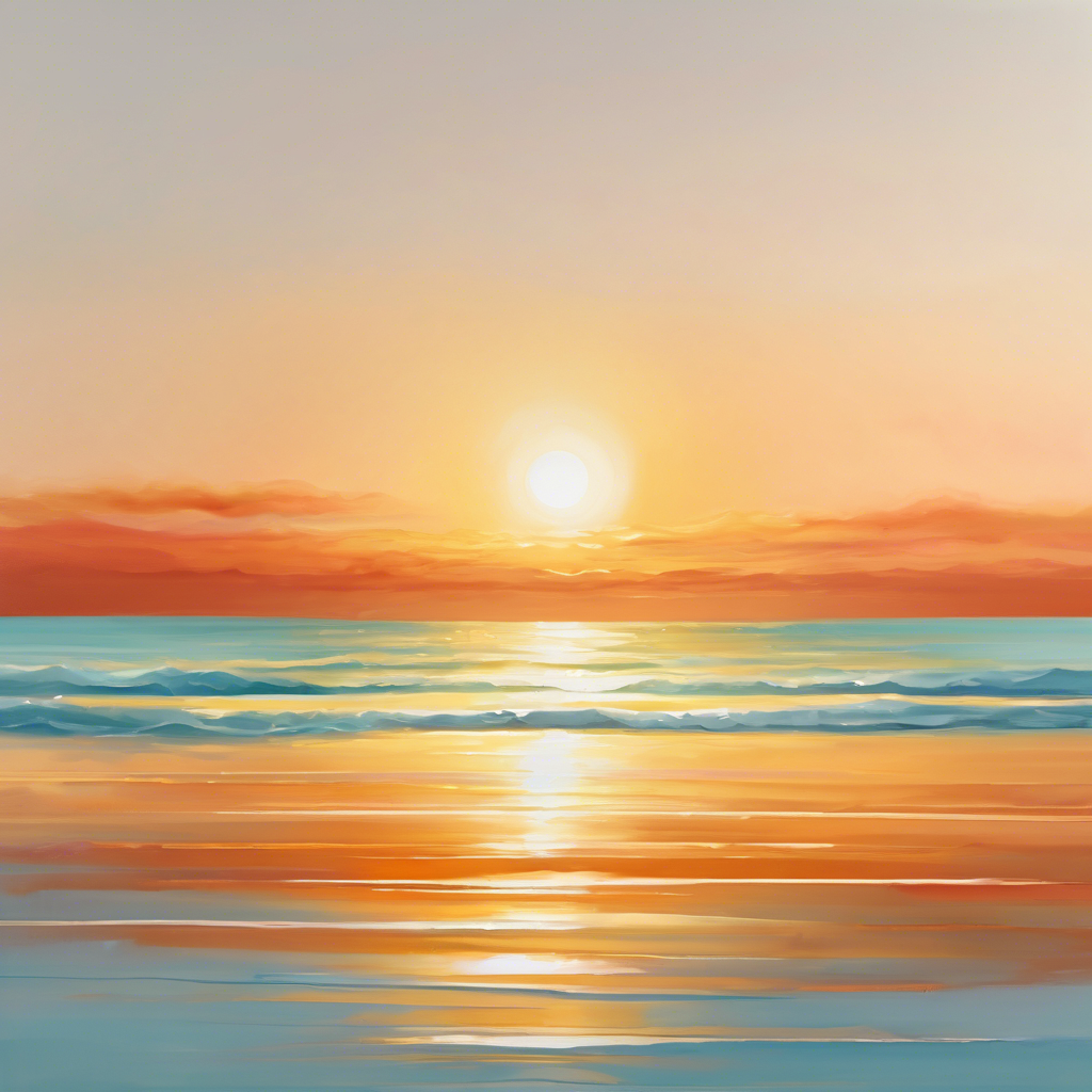 Calm Ocean Sunset