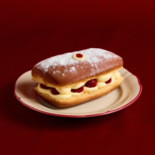 beignet à la fraise 