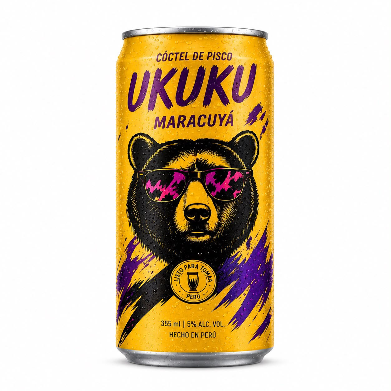 RTD Cóctel de Pisco Maracuyá UKUKU 355 ml