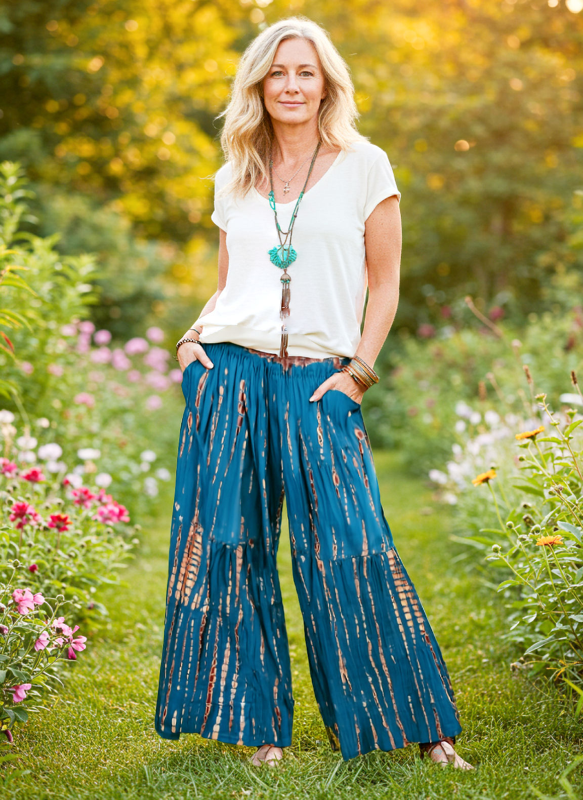 Flourish Wide Leg Palazzo Pants