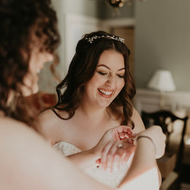 Photo of natural bridal makeup