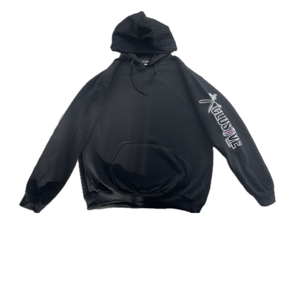 Thumbnail: Xclusive Barbers Adult Hoodie - Black