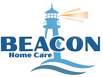 Logo of Beacon Home Care featuring a stylized lighthouse, symbolizing guidance and support in home care services.