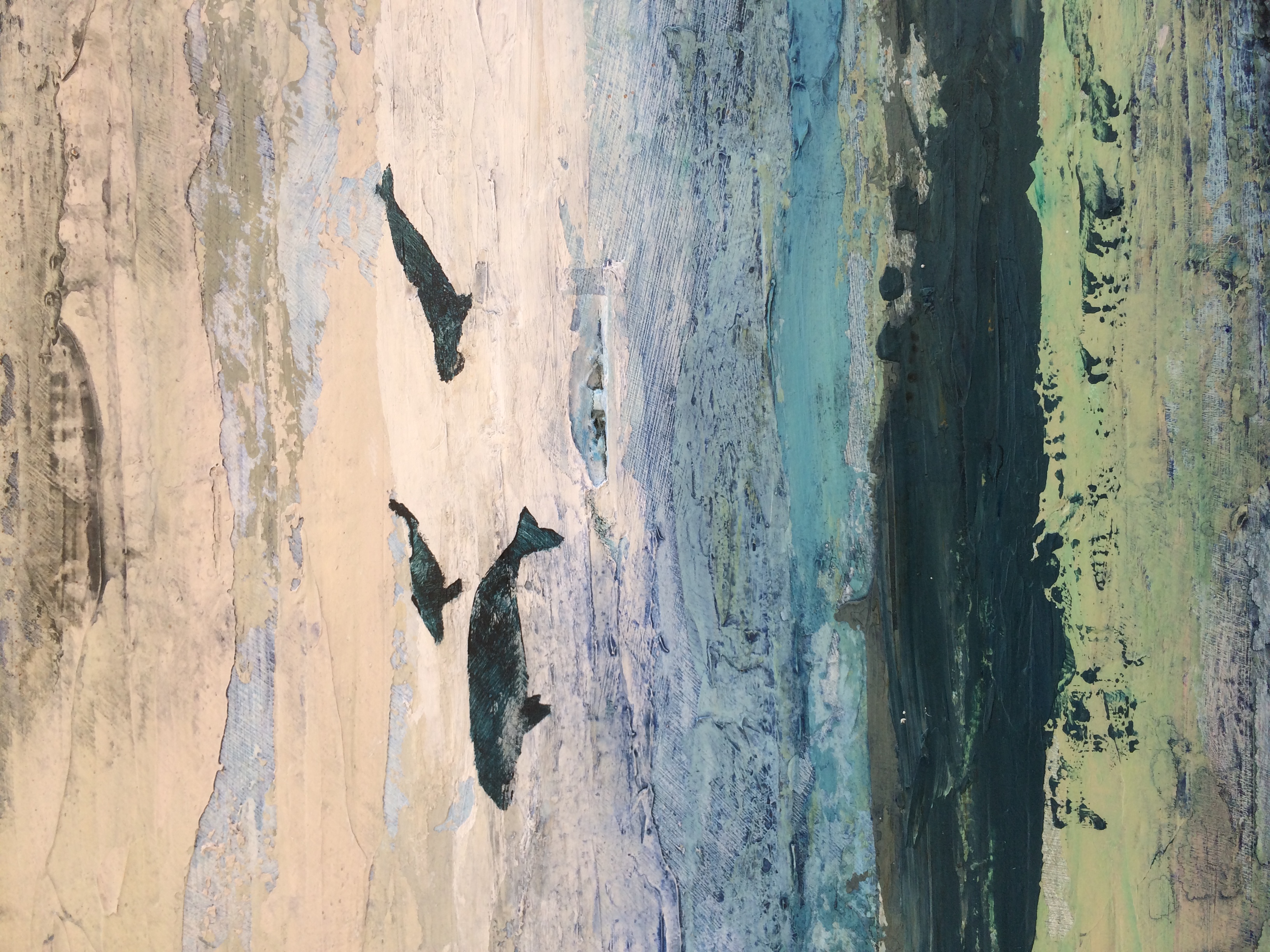 Whales Over Elias Calles (Detail)